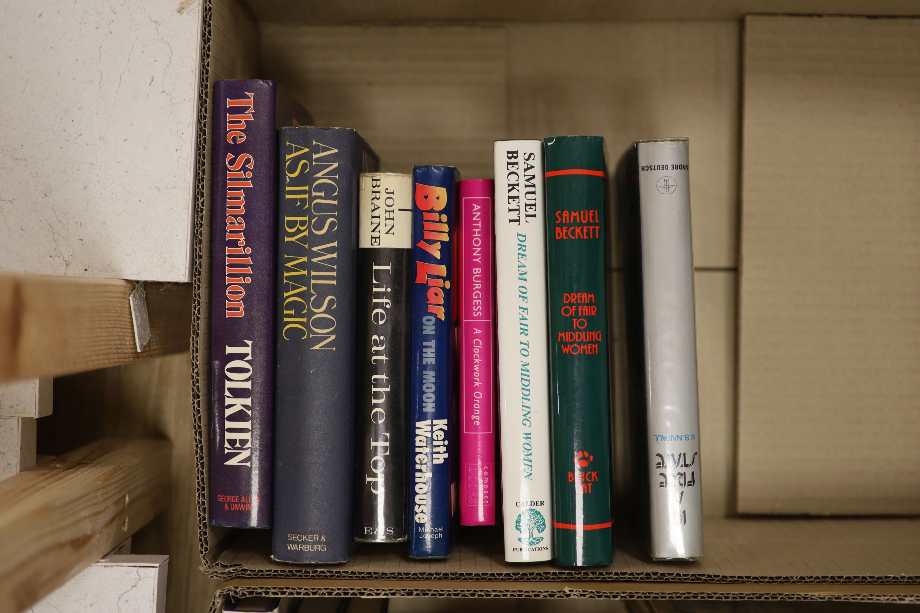 Novels (English). A selection of (mostly) later 20th century first editions in d/wrappers